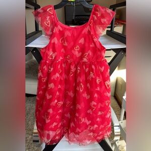 Isaac Mizrahi red heart dress
